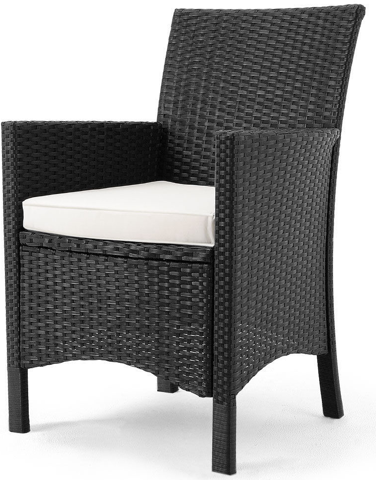 Jurhan & Co.KG Germany Ratanové kreslá, stoličky 6 ks MADRID čierna farba (umelý  ratan) od 180 € - Heureka.sk