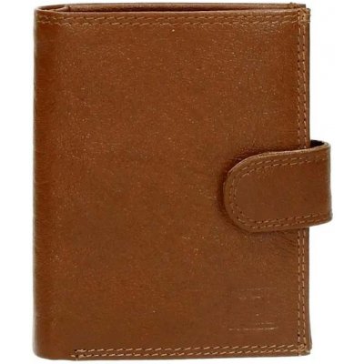 Double-D Hnedá praktická kožená peňaženka Page