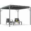 Garden Point terasová pergola Tasos 3x3m Antracitová