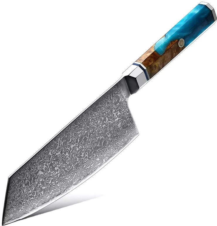 IZMAEL Damaškový kuchynský nôž Aomoki Big Cleaver 17 cm