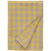 MADAM STOLTZ Utierka Checked Yellow/Lilac
