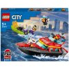 LEGO® City: Hasičská záchranná loď a čln (60373)