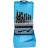 Trebor Sada vrtákov do kovu HSS-R 1-10 mm 19 dielov, kovový obal