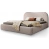 Wilsondo Manželská čalúnená posteľ s úložným priestorom Rosario 140x200 - béžová