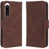 PROTEMIO 53365 SLOT Peňaženkový obal pre Sony Xperia 5 IV hnedý