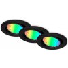 Briloner | Briloner 7373-035 - SADA 3x LED RGB Stm. podhľadové svietidlo LED/4,9W/230V + DO | BL2013