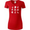Röntgen - ikony - Dámske tričko z organickej bavlny Origin (GOTS) - 2XL ( Červená )