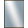 DANTIK - Zrkadlo v rámu, rozmer s rámom 50x70 cm z lišty Hliník hnedá (7269211)