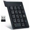 GEMBIRD numerická klávesnice KPD-W-02, bezdrátová 2.4GHz, černá 1561389