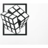 drevko 3D drevený obraz Rubikova kocka Rozmer obrazu: 44,5 x 49,5 cm, Zvoliť dekor: Dub Jasný