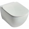 Ideal Standard Tesi Závesné WC s doskou, AquaBlade, biela T354701