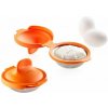 Lékué Formička na stratené vajcia Egg Poacher 2 ks | oranžová