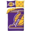 Halantex Obliečky z mikrovlákna 140x200 + 70x90 cm - Los Angeles Lakers - NBA
