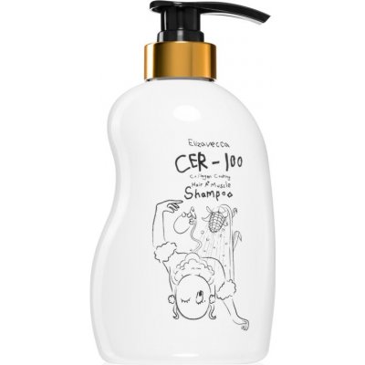 Elizavecca Cer-100 Collagen Coating Hair Muscle Shampoo hĺbkovo čistiaci šampón s kolagénom 500 ml