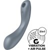 Satisfyer - Curve Trinity 1 Air Pulse Vibration Grey - Stimulátor