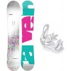 Raven Pearl white detský snowboard + Raven S230 White viazanie - 110 cm + vázání S/M (EU 37-42)