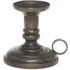 Chic Antique Mosadzný antik kovový svietnik na úzku sviečku Clarria - 8*10 cm - Chic Antique