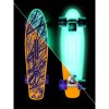 Svietiaci pennyboard Street Surfing Beach Board Glow Mystic Forest 22,5
