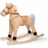 Bigjigs Toys Drevený hojdací koník béžový