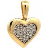 Zlatnictvo.sk Zlatý prívesok Srdiečko PRI241110