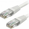 AlzaPower Patch CAT5E UTP 0,25 m biely APW-CBP5EU0002W
