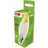 LED žiarovka Filament sviečka / E14 / 3,4 W (40 W) / 470 lm / Teplá biela