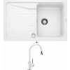 Blanco SONA 45 S biela s excentrom + Blanco MIDA-S biela 521457