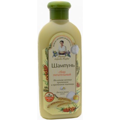Babička Agafa vyživujúci šampón pre všetky typy vlasov s vaječným proteínom  350 ml od 4,99 € - Heureka.sk