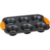 Berlinger Haus BH-1137 Forma na muffiny 6 ks silikonové rukojeti 29x18x3 Granit Diamond Line