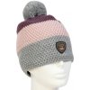 Giants Fishing Zimná Čiapka Dámska Trojfarebná s Bambulkou