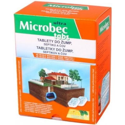 BROS Tablety MICROBEC TABS do žúmp, septikov a ČOV 16 x 20 g