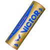 Bedmintonové košíky Victor Nylon Shuttle 2000 Gold - Yellow (6 Pack) modrý prúžok (do 11-21°C)