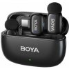 BOYA Microphone Wireless Mini 2-02 2.4GHz, AI Powered Noise Cancellation with 2 transmitters and 1 receiver (Type-C) Black EU