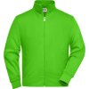 James & Nicholson Mikina JN 836 se stojáčkem na zip COT02083604214-lime green 4XL Zelená lime
