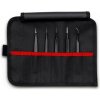 Knipex 92 00 01 ESD Súprava univerzálnych pinziet 5-dielna špicatý, jemný, extra tenký 128 mm; 92 00 01 ESD