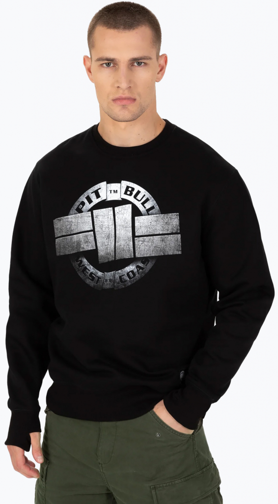 PitBull West Coast Steel Logo Crewneck black