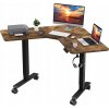 Rohový písací stôl Triadyn WorkBase 1206L s elektrickým nastavením, 120x120 cm