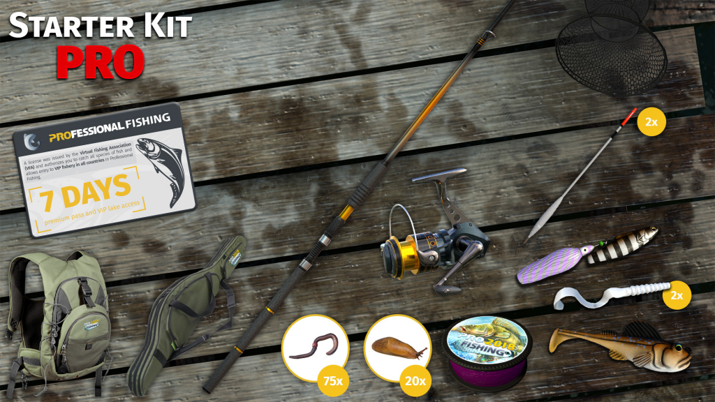 Professional Fishing Starter Kit Pro