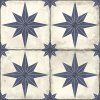 SUPERCERAMICA HIDRAULICO dlažba Star Blue 45x45 (1,62m2) HDO003