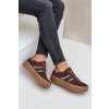 Zazoo N1176 Semišové Sneakers Na Platforme Leopard Čokoládové hnedá 39 Zazoo 5905677340785