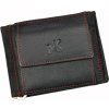 Money Kepper CC 5610 čierno-červená pánska kožená peňaženka 11 x 8,5 x 2,5 cm