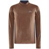 Craft ADV SubZ Wool LS Tee 2 triko pánské Barva: Tmavě hnědá, Velikost: M
