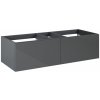 Elita Look Slim skrinka 120x44.9x31.8 cm závesná kúpeľňová skrinka pod umývadlo antracitová RE081204026610