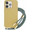 Kryt na mobil Epico silikónový kryt so šnúrkou pre iPhone 13 / 14 - pieskový (69210101700001)