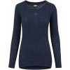 Ladies Long Wideneck Sweater - navy S
