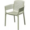 Prosperplast Stolička s opierkami rúk NEXO 595x545x810 mm SENZA krémová