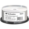 Verbatim BD-R, Single Layer Wide Printable No ID Surface Hard Coat, 25GB, cake box, 43738, 6x, 25-pack, pro archivaci dat