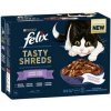 Felix Tasty Shreds lahodný výběr maso+ryby ve šťávě 12x80 g