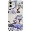 AppleKing ochranný kryt z mäkkého plastu pre iPhone 12 / 12 Pro - fialové kvety - možnosť vrátiť tovar ZADARMO do 30tich dní