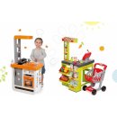 Smoby 310803-3 set kuchynka Bon Appétit Chef s chladničkou a kávovarom a obchod Supermarket s pokladňou